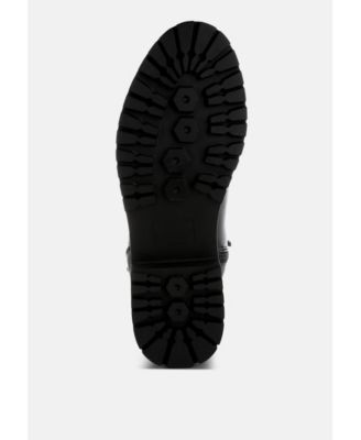 Womens Antorin Chunky Buckle Detail Ankle Boots