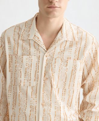 Men's Jacquard Boxy-Fit Shirt
