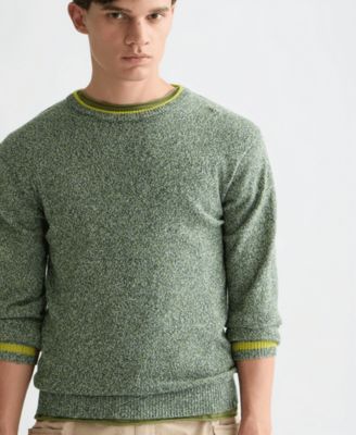 Men's Melange Regular-Fit Pull-On Sweater