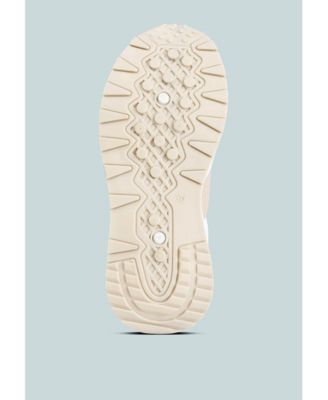 Womens Juliette Chain Detailing Lace Up Sneakers