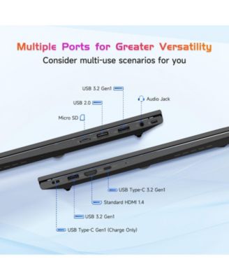 15.6" IPS FHD-Laptop Intel 6 Cores i3-1215U 32GB RAM 512GB SSD 4.4GHz