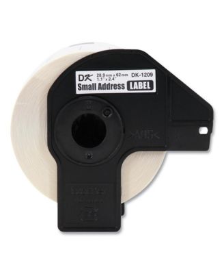DK12093PK 1.1 in. x 2.4 in. Die-Cut Address Labels - White (3-Rolls/Pack