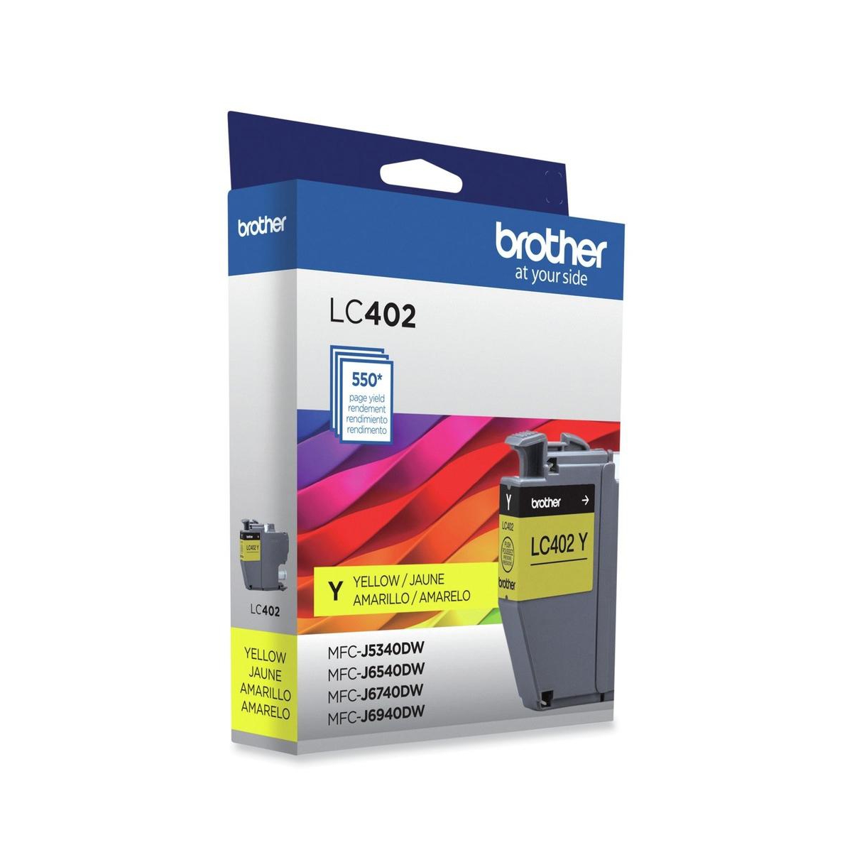 Brother LC402YS 550 Page-Yield Ink - Yellow