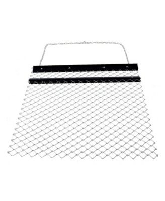 4x5ft ATV Drag Harrow Heavy Duty Q235 Steel Chain Harrow for Landscape Leveling Sod Prepping Gravel Driveway Farm Yard Garden