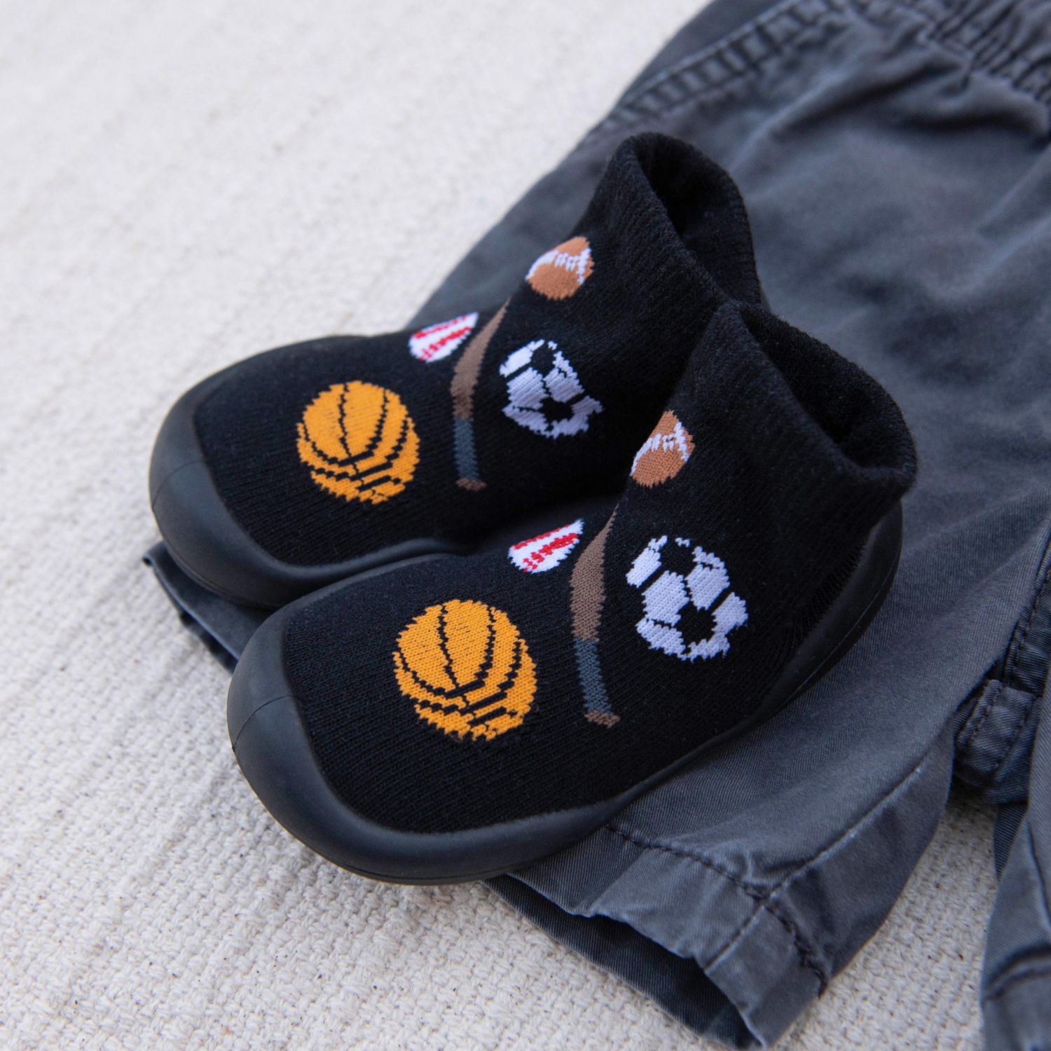 Baby Boy First Walk Sock Shoes Playball