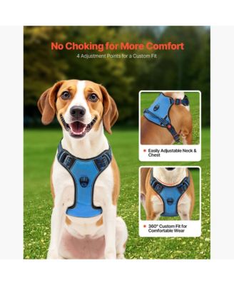 No-Pull Harness for Large Dogs - Adjustable, Reflective & Leash Included