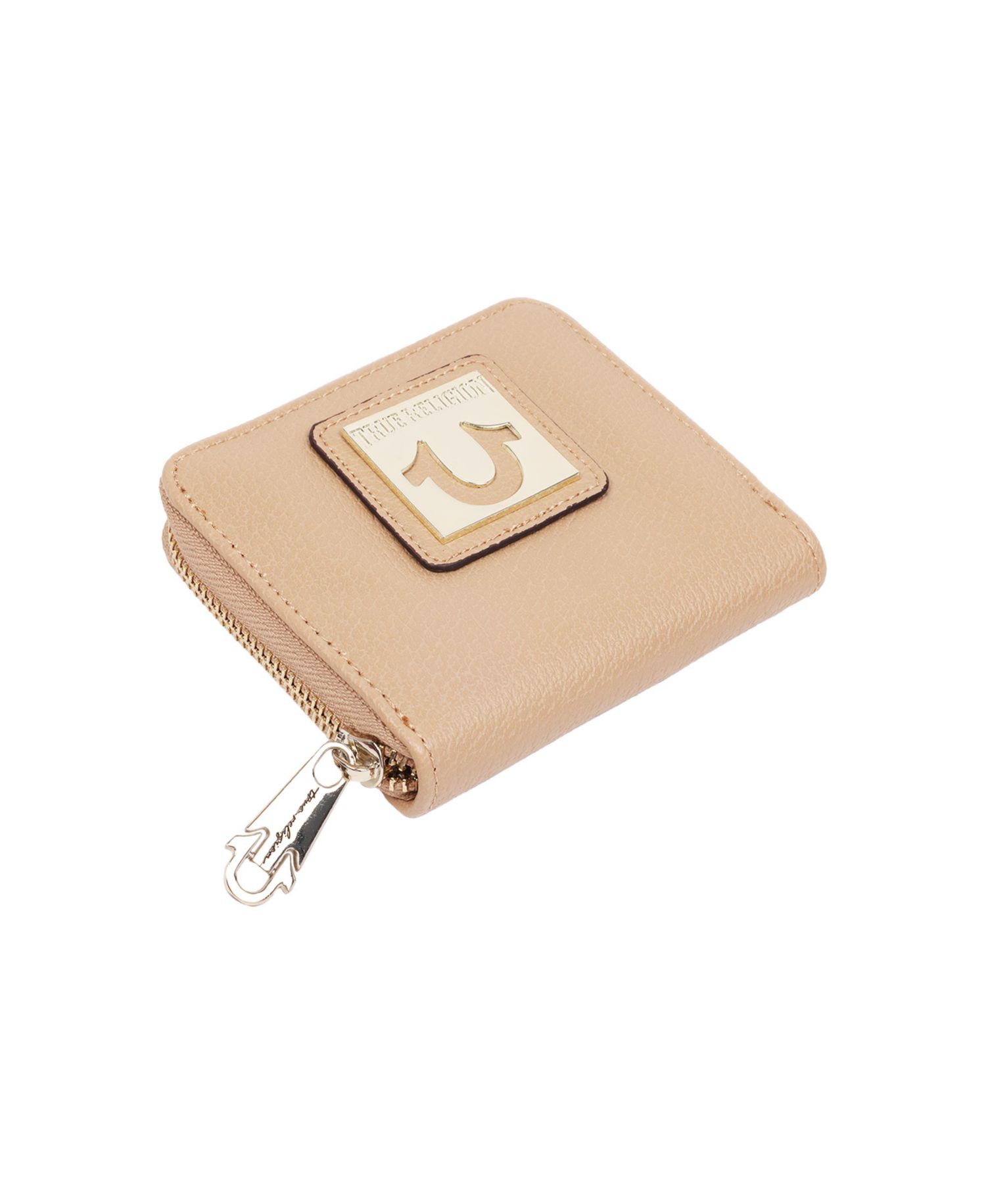Horseshoe Plaque Mini Zip-Around Wallet