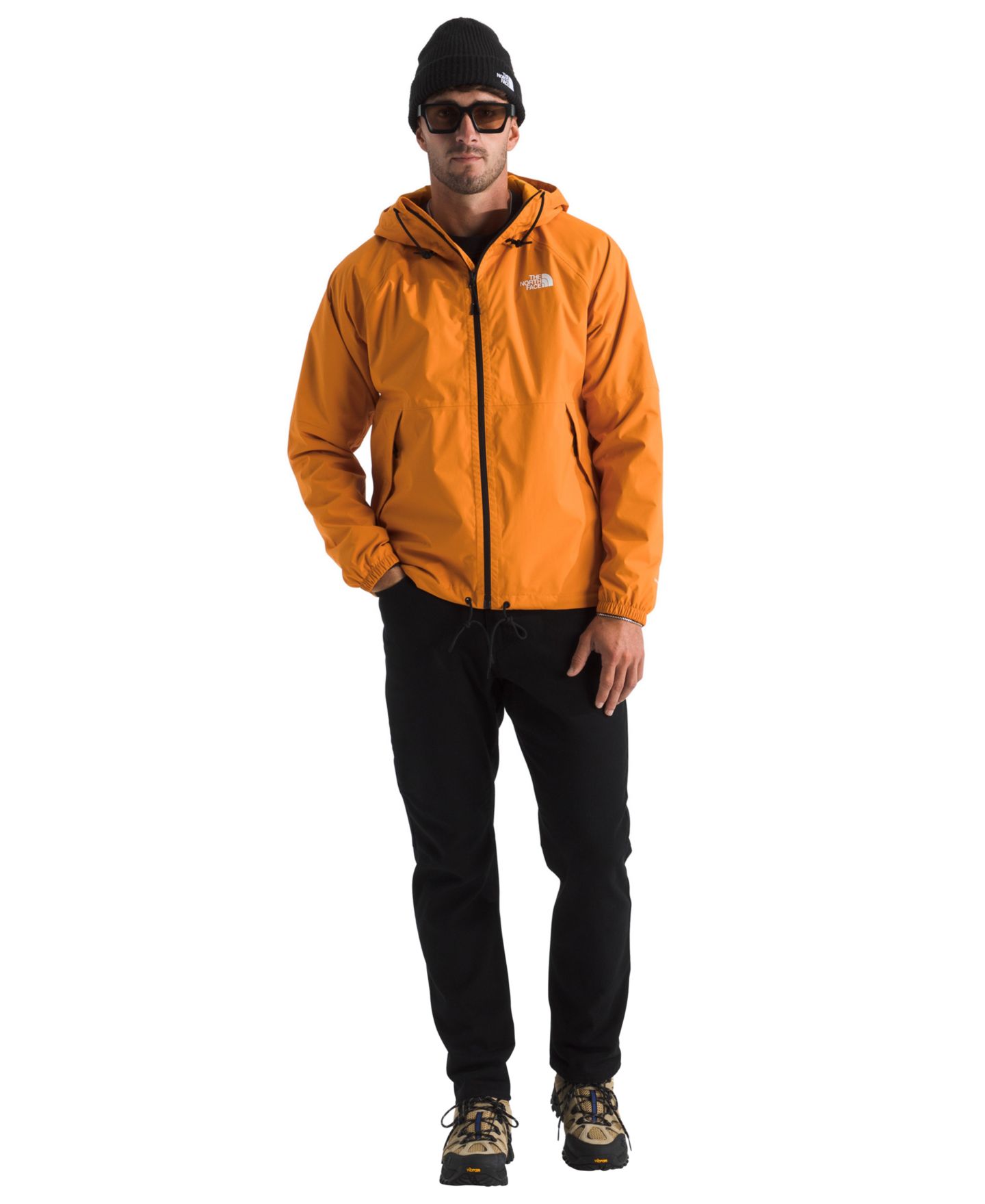 Мужская куртка The North Face Antora Rain Hoodie Jacket, цвет: Пыльный оранжевый — фото 2