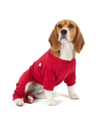 Dog Cotton Solid Pajamas