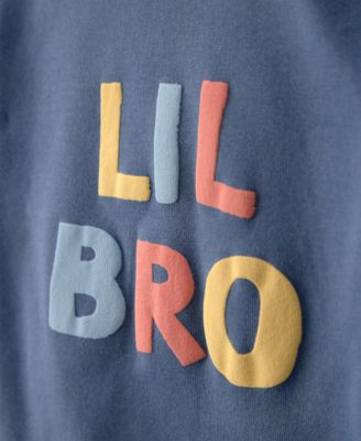 Baby Boys' Lil Bro' Short-Sleeve Bodysuit & Pants, 2-Piece Set
