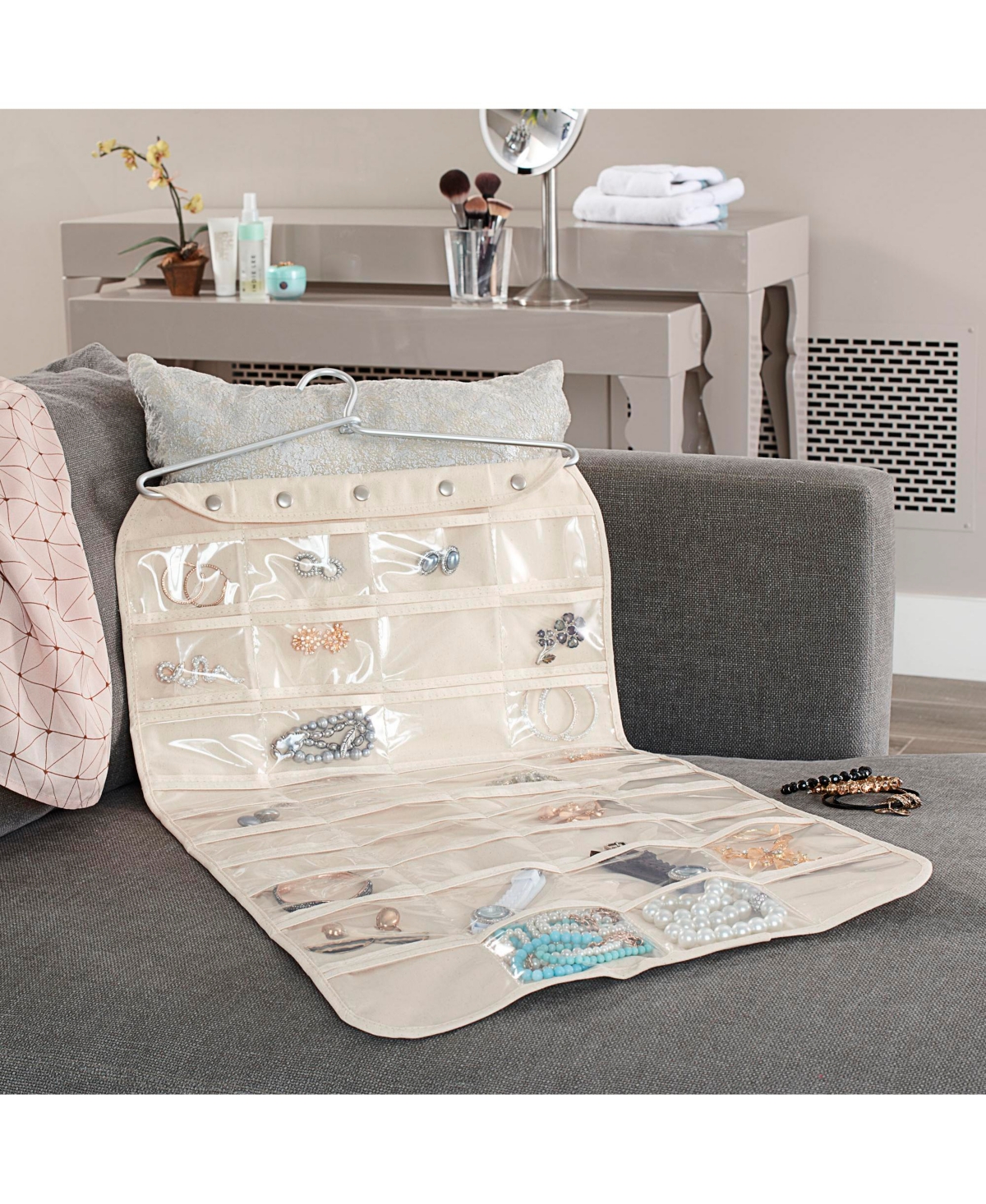 Household Essentials Premium Hanging Jewelry Organizer