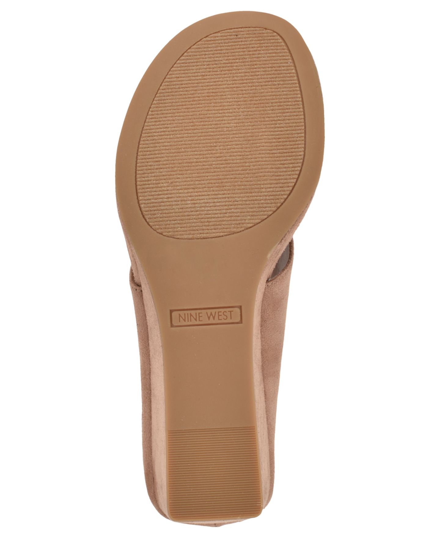 Женские сандалии Nine West Jadde Slip-On Wedge, цвет: Серо-коричневый миндальный — фото 5