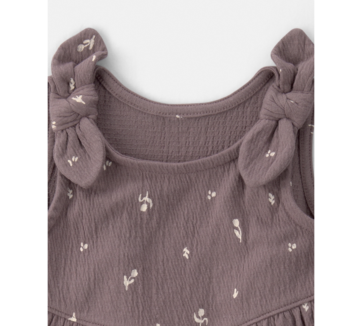 Carter's Baby Girls' Floral Sleeveless Romper and Headband, 2-Piece Set