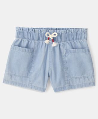 Girls' Toddler 2T-5T Chambray Shorts