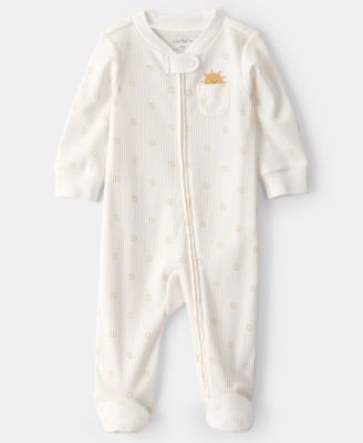 Baby Boys' or Girls' Sunshine Two-Way Zip One-Piece Pajama