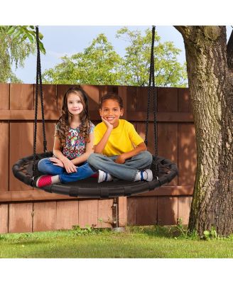 40" diameter Round Saucer Tree Swing - Sturdy, Durable & Easy to Assemble