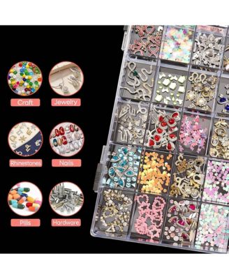 36-Grid Clear Acrylic Jewelry Organizer for Small Items