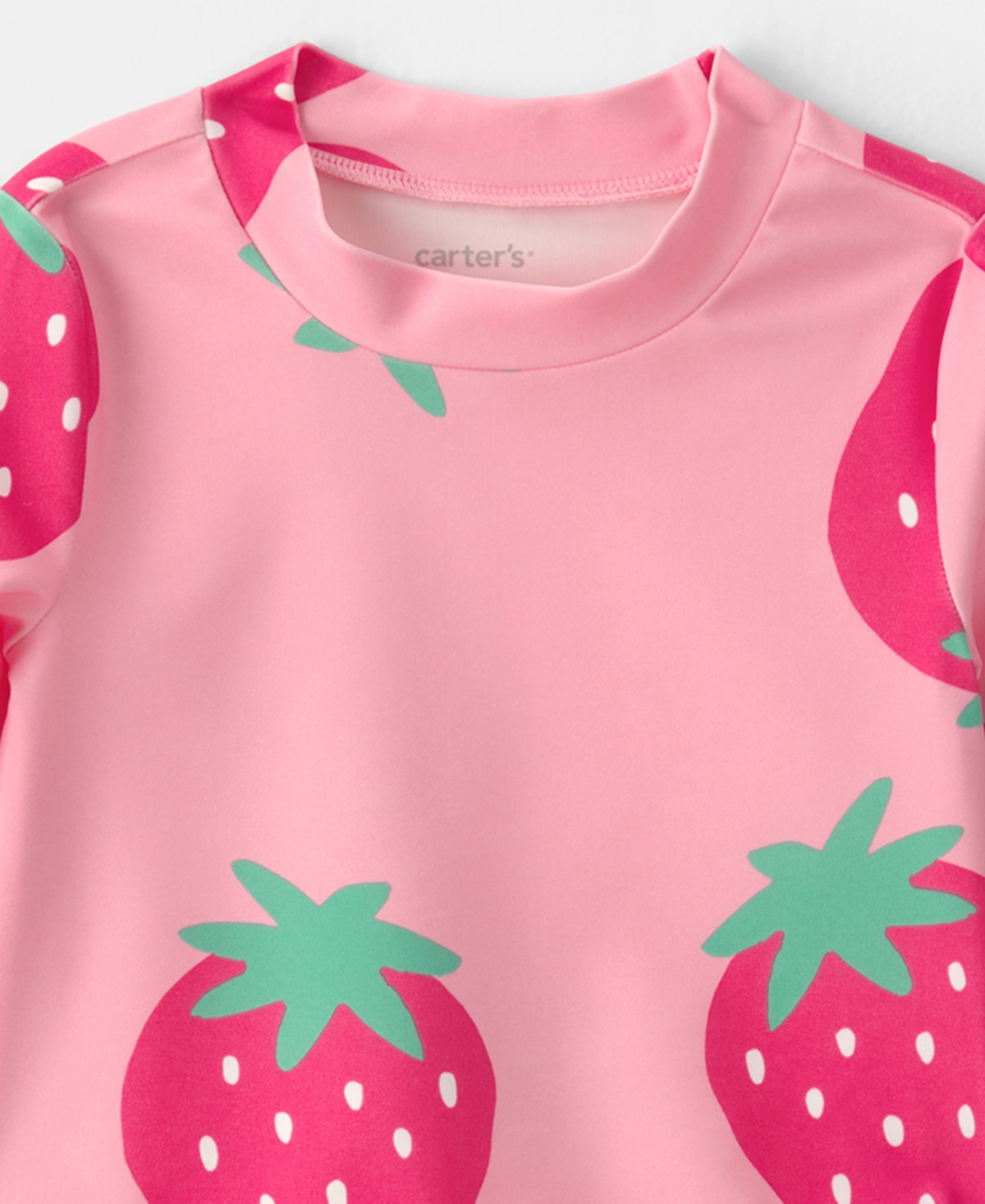 Carter's Baby Girls' Strawberry Rashguard Swimsuit, 2-Piece Set