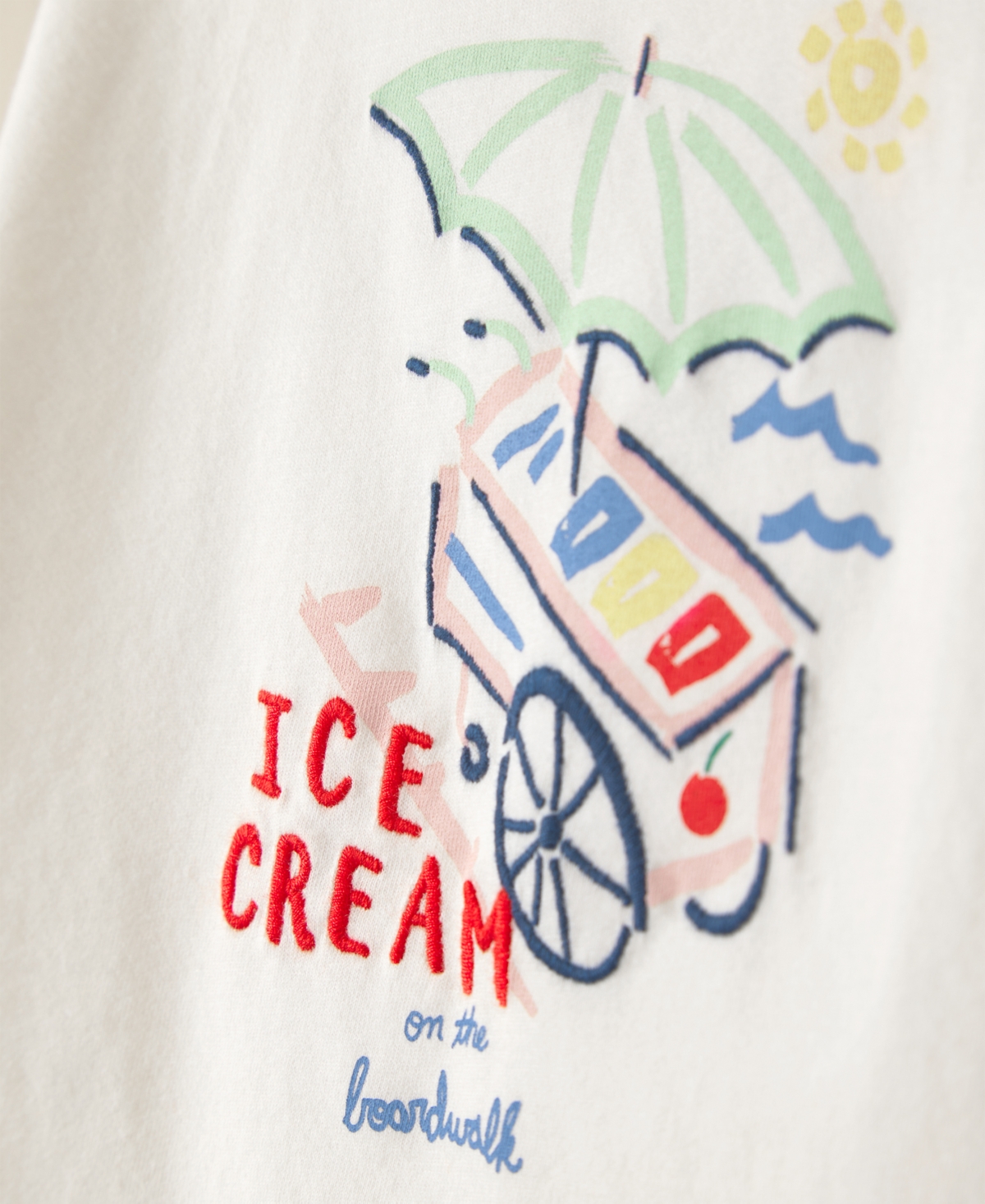 Carter's Girls' Toddler 2T-5T Ice-Cream Print Short-Sleeve Top