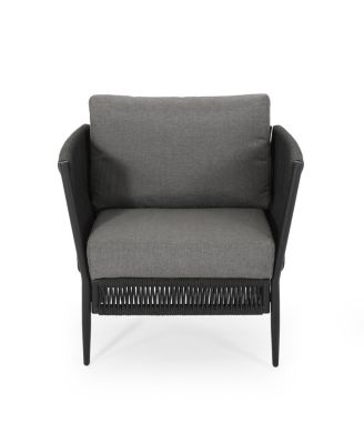 Outdoor Hanford Club Chair Dazzling Textures Exquisite Design Premium Patio Seating for Garden Backyard