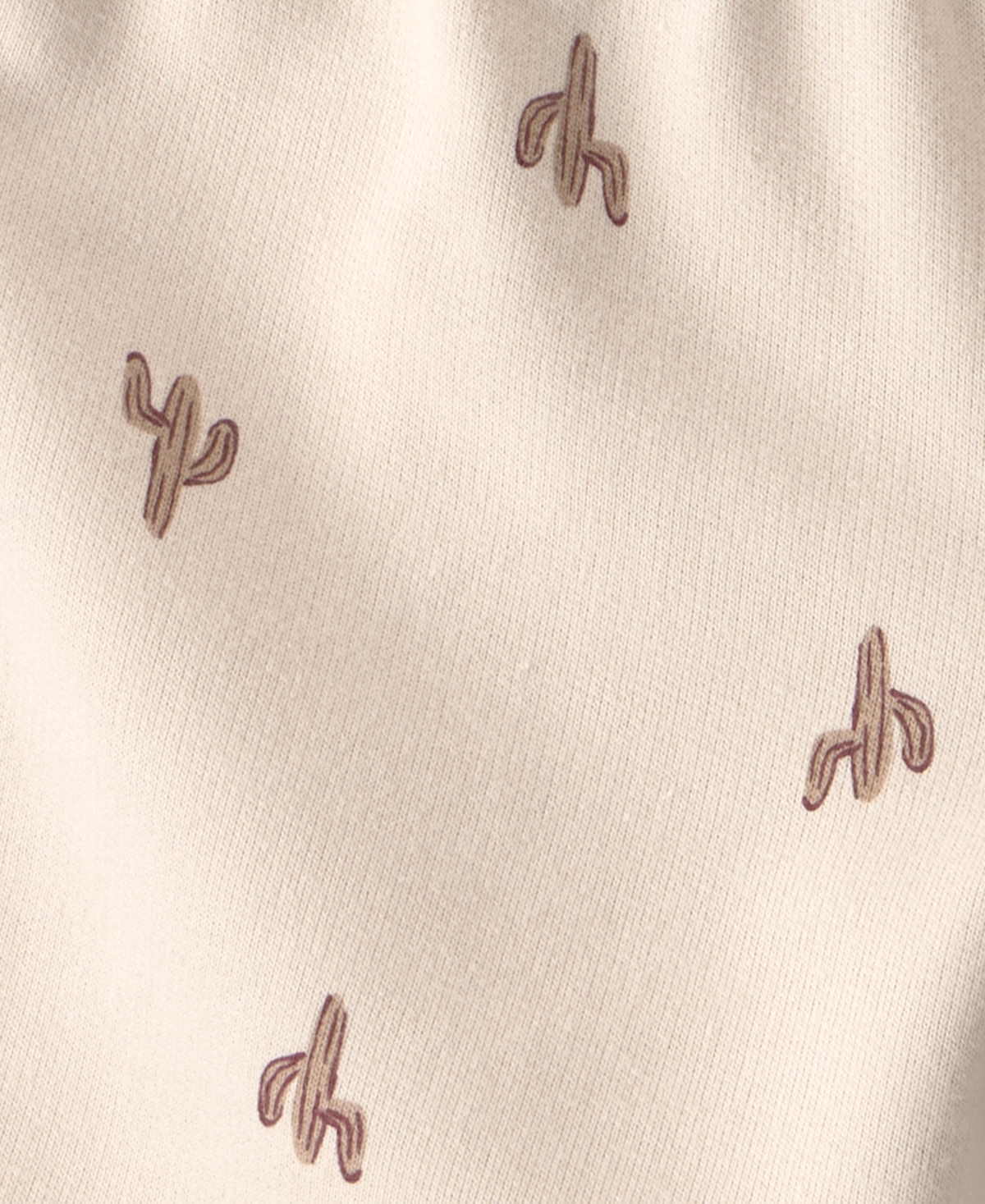 Carter's Boys' Toddler 2T-5T Desert Cactus Henley Top and Shorts, 2-Piece Set