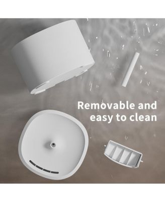 Automatic Pet Water Fountain Cat Bowls, 3000ML/101 oz, White