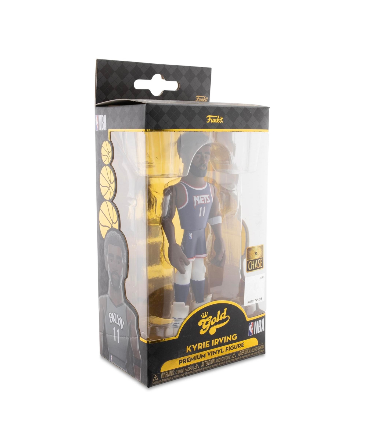Funko Brooklyn Nets Nba Gold 5 Inch Vinyl Figure | Kyrie Irving Chase