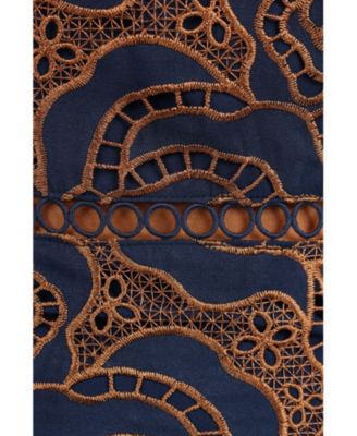 Women's Pierre Long Sleeve Lace Maxi Dress