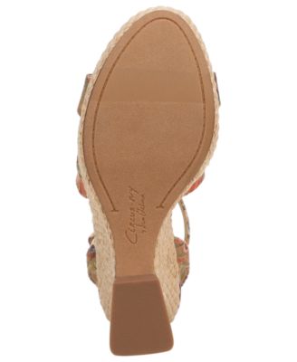 Women's Trina Woven Platform Wedge Sandals