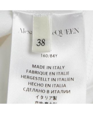 Women's White Cotton Balloon Sleeve Open Shoulder Top