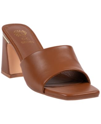 Women's Soho Square Toe Block Heel Dress Sandals