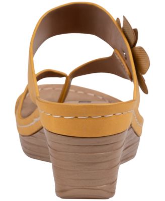 Women's Taryn Floral Wedge Sandals