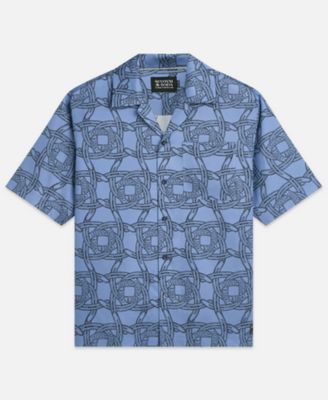 Men's Printed Short-Sleeve Shirt