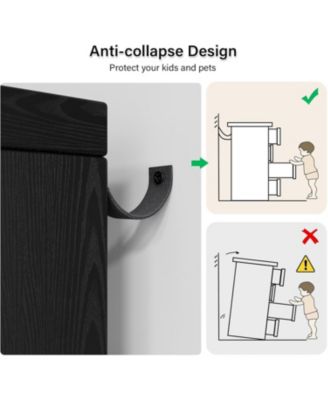 Modern Wooden 6 Drawer Dresser with Vintage Pattern Design, Chest Dresser with Deep Drawers for Bedroom, Living Room and Entryway