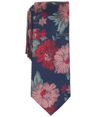 Men's Joelle Floral Skinny Tie