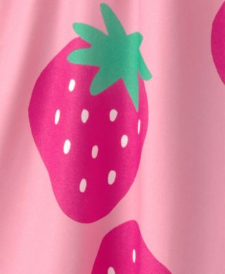 Girls' Toddler 2T-5T Strawberry Swim Dress