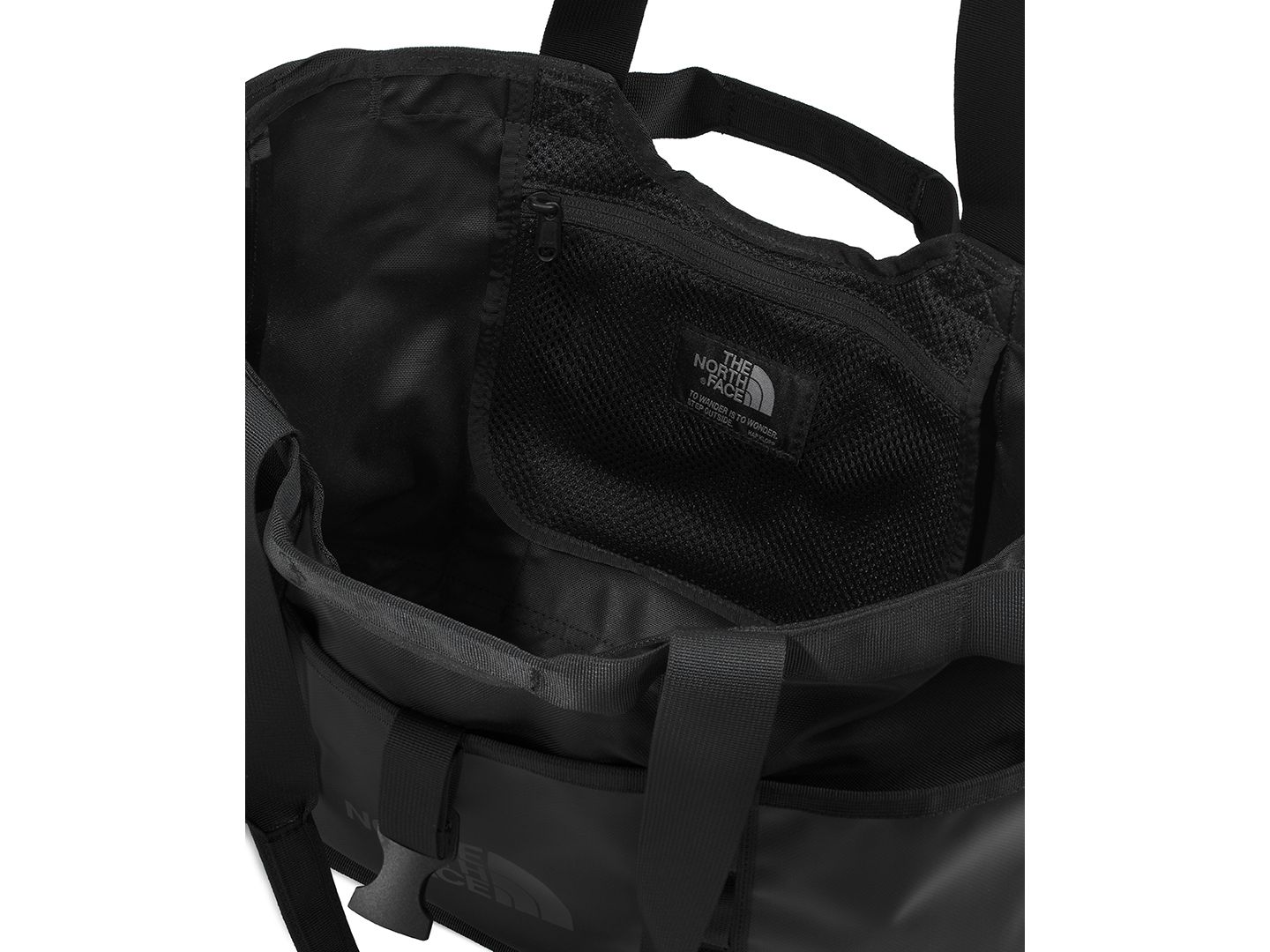 Мужская сумка The North Face Base Camp Utility, цвет: Чёрный / Асфальтовый серый — фото 4