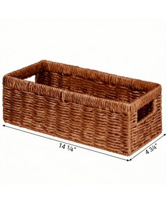 Handmade Paper Rope Baskets with Handles