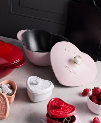 Enameled Cast Iron 1.75-Quart Heart Cocotte