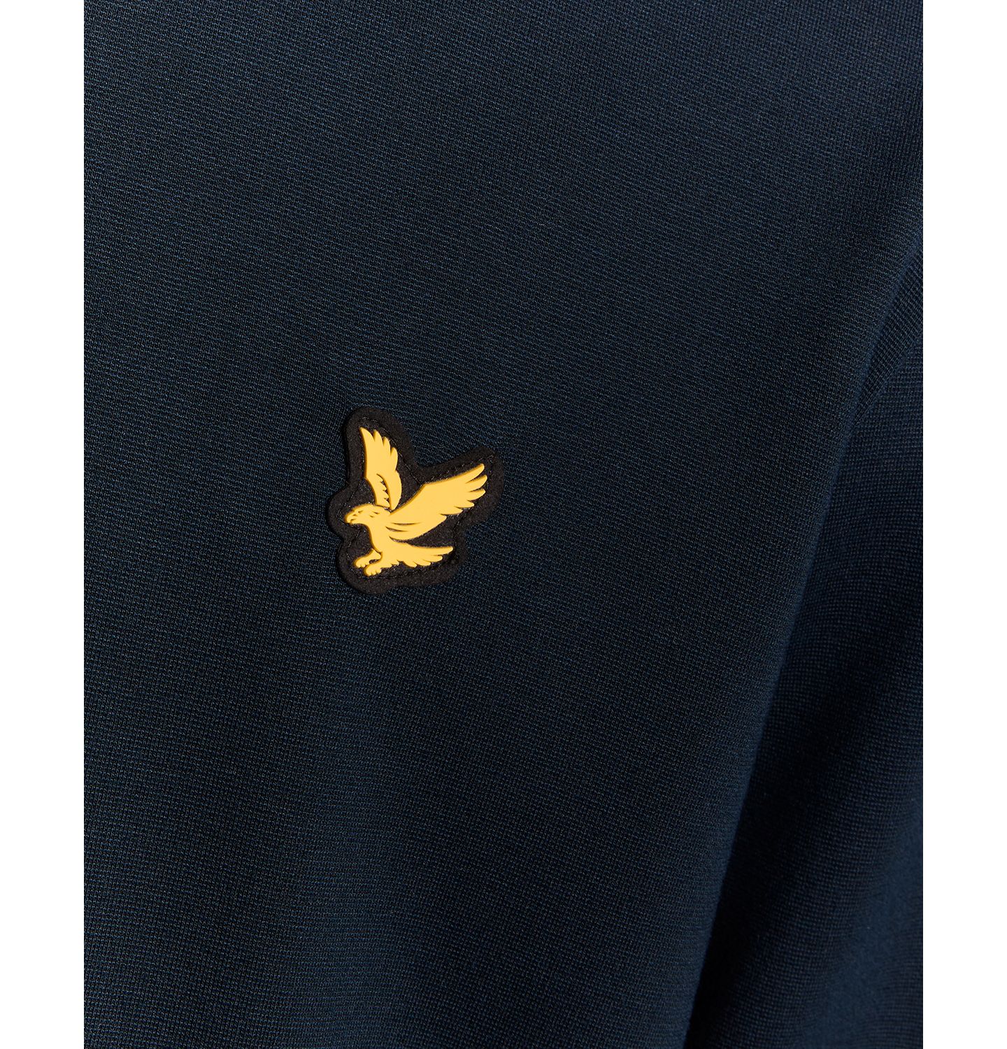 Мужской флисовый свитшот Lyle & Scott Fly с круглым вырезом и длинным рукавом, цвет: Тёмный тёмно-синий — фото 4