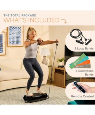 Waver Mini Vibration Plate Exercise Machine for Lymphatic Drainage – Compact Whole Body Vibrating Platform for Muscle Toning