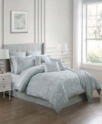 Roselyn Reversible Jacquard 14-Pc. Comforter Set, Queen