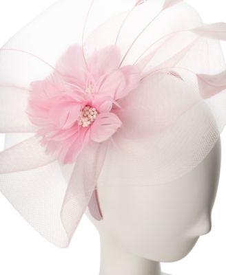 Delicate Feather Flower Fascinator Hat
