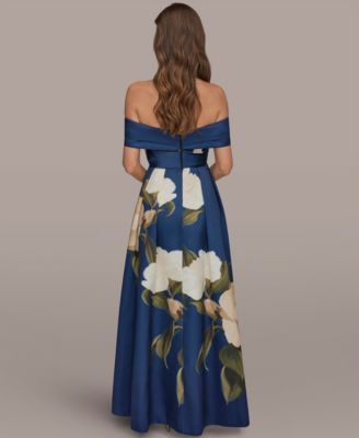 Women's Off-The-Shoulder Ball Gown Dress