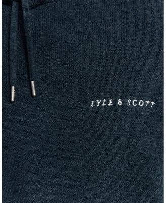 Men's Script Long Sleeve Knitted Hoodie