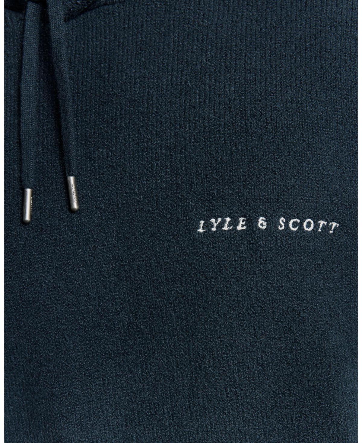 Lyle & Scott Men's Script Long Sleeve Knitted Hoodie