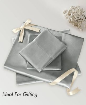 Satin Luxury 4-Pc. Sheet Set, Twin