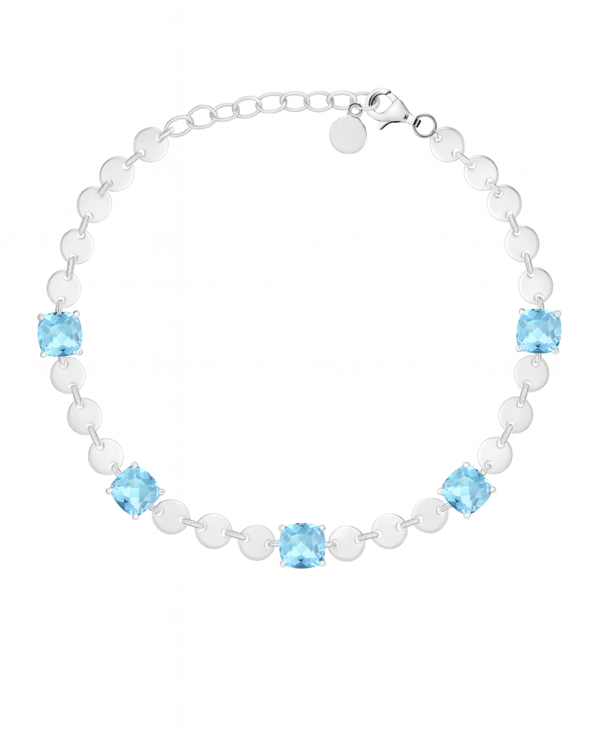 Macy's Amethyst (4-1/2 ct. t.w.) Bracelet Sterling Silver (Also Available Sapphire, Citrine, Blue Topaz)