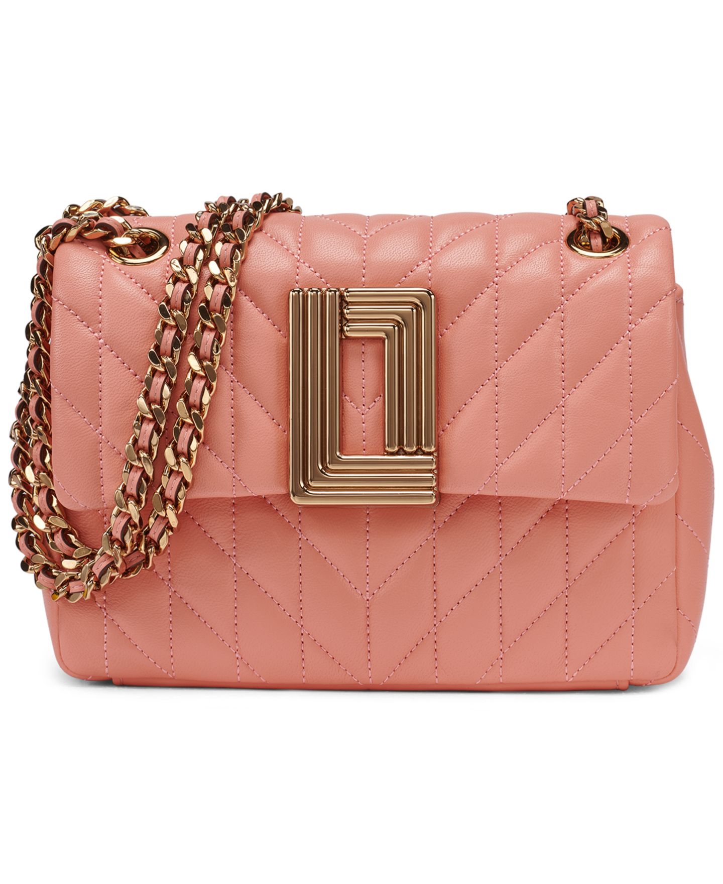 Женская сумка KARL LAGERFELD PARIS Lafayette Small Crossbody, цвет: Чёрный / Золотой — фото 8