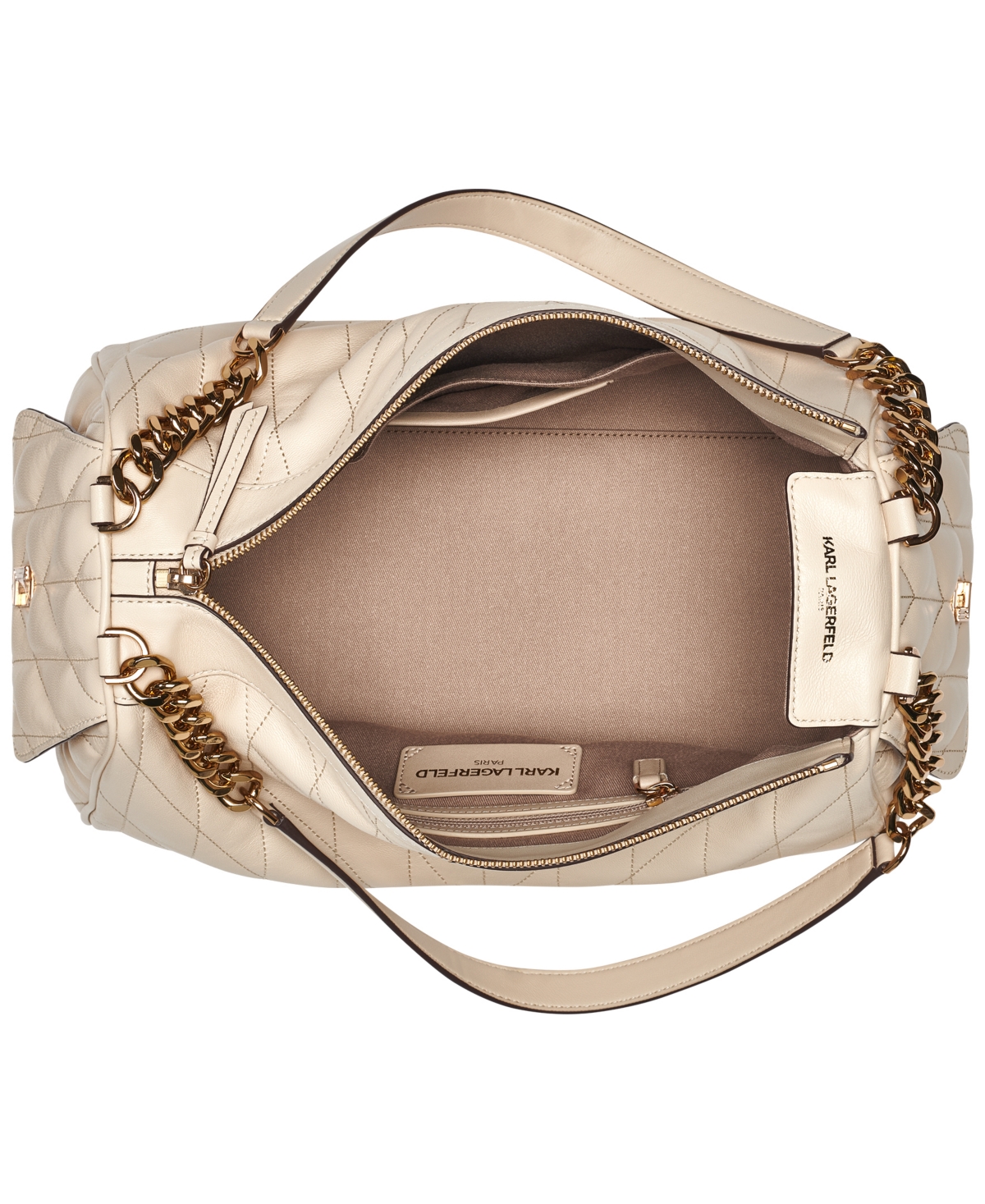 Karl Lagerfeld Paris Lafayette Medium Zip-Top Satchel Bag